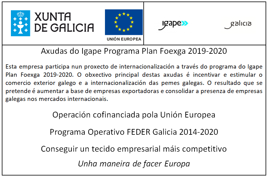 Axudas do Igape Programa Plan Foexga 2019-2020