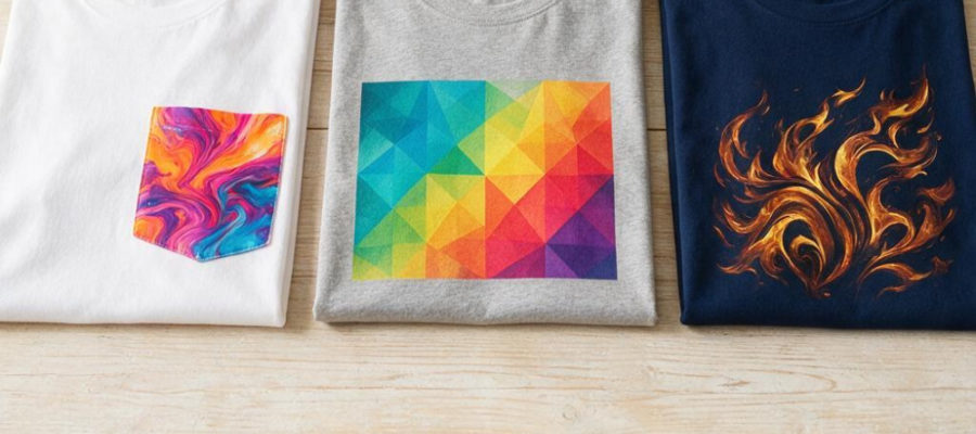 Sudaderas personalizadas mediante sublimación posicional.